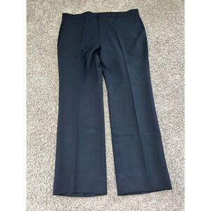 levis dress pants Vintage Levis Dress Pants Mens W42 L34 Black Pockets Dacron Slacks Straight  USA